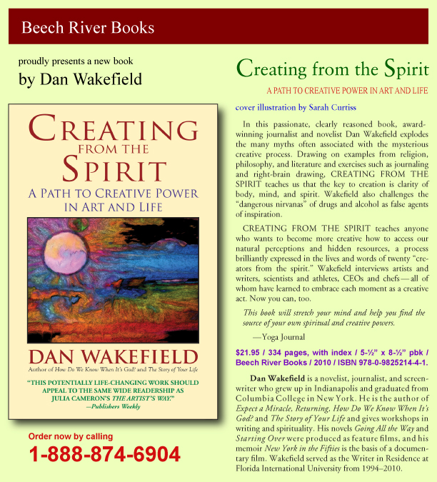 Dan Wakefield Creating from the Spirit